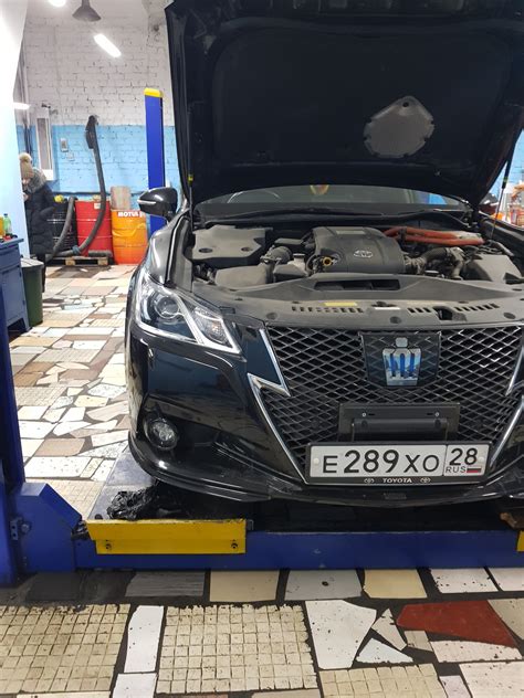 Замена колодок — Toyota Crown (S210), 2,5 л., 2013 года | визит на ...