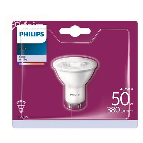 Led КРУШКА Gu10 4 7w 380lm 4000k Philips