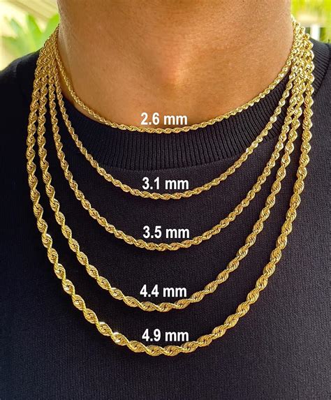 Rope Chains For Men