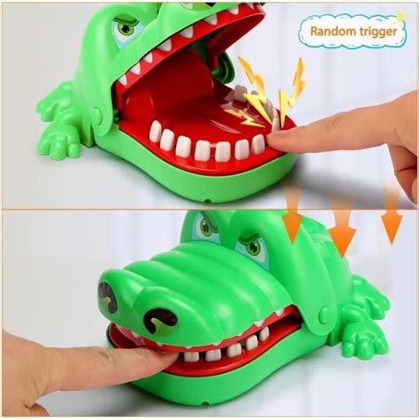 Jeu De Dents De Crocodile Pour Enfants Marque Mod Le Blanc