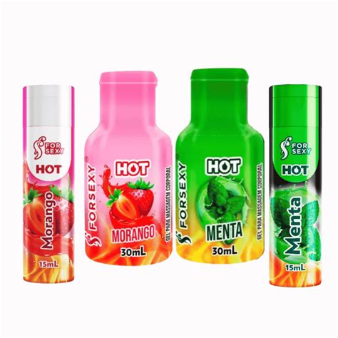 Óleo Lubrificante Gel De Massagem Corporal Esquenta Morango e Menta Sex Shop Shopee Brasil