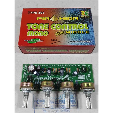 Jual KIT TONE CONTROL MONO PLUS MIDLE DC 12 VOLT Shopee Indonesia