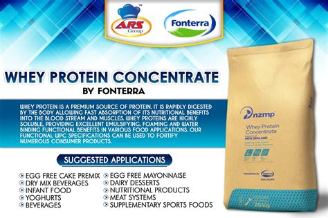 Wheyproteinconcentrate By Fonterra It S One Of The Most Sought After