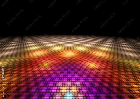 Abstract Colorful Dance Floor Background Texture Stock Illustration ...