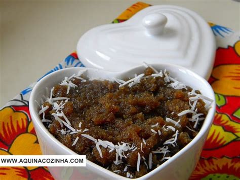 Doce De Rapadura Coco Receita Aqui Na Cozinha