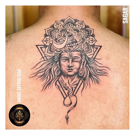 Shiva With Mandala Tattoo By Sagar Dharoliya At Angel Tattoo Studio Goa