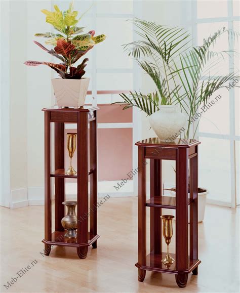 Подставка для цветов напольная деревянная (77 фото) - фото - картинки и ...