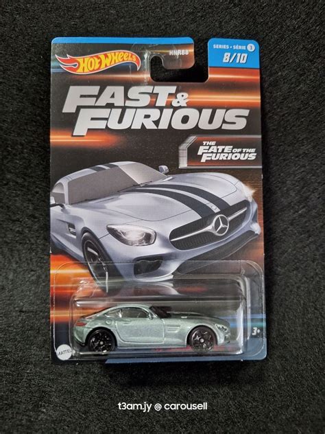 Hot Wheels Mercedes Amg Gt Fast Furious Wave Hobbies Toys Toys Games On Carousell