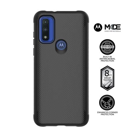 Moto G Pure Body Glove Textured Gel Case With Built In