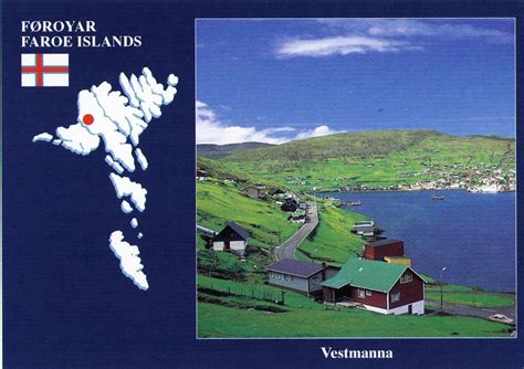 Postcard Exchange Faroe Islands Vestmanna