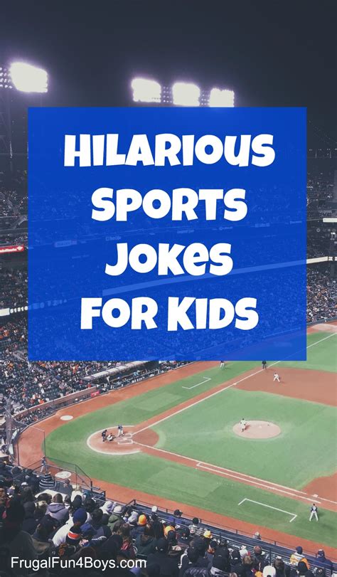 Hilarious Sports Jokes for Kids - Frugal Fun For Boys and Girls