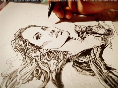Maleficent Fan Art In Progress By Leemarej On Deviantart Fan Art