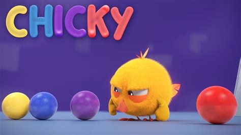 Where S Chicky Funny Chicky Color Marbles Cartoon In English