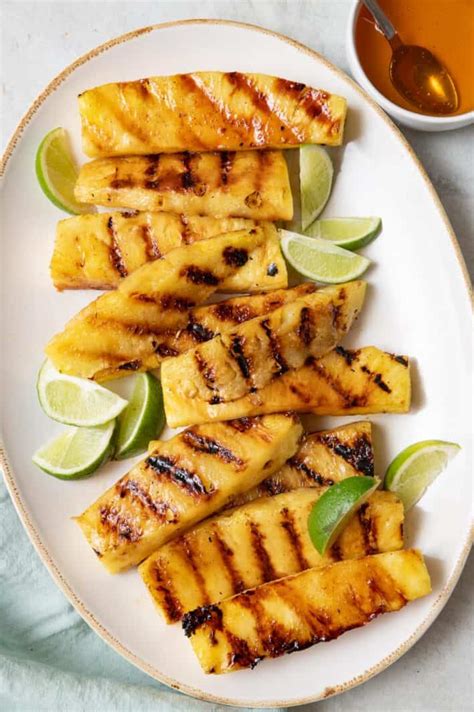 Grilled Pineapple With Honey And Cinnamon Feel Good Foodie