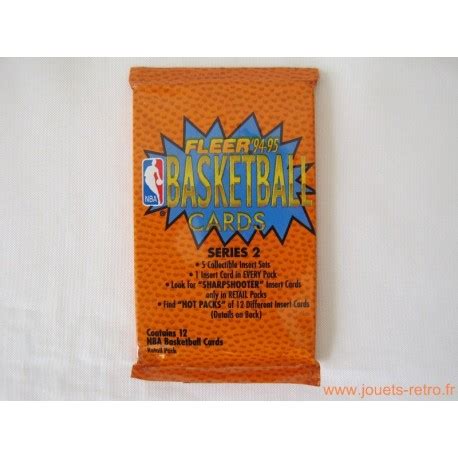 Paquet cartes NBA Fleer 94 95 série 2 Basketball