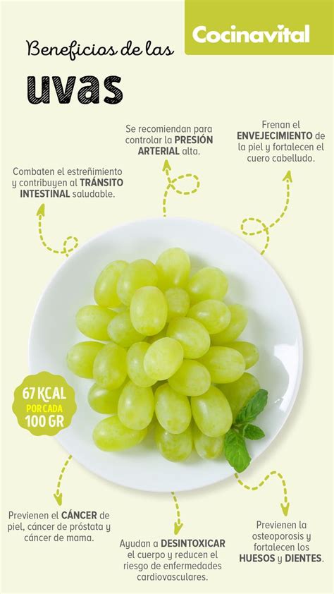 Los Increíbles Beneficios De Las Uvas Frutas Y Verduras Beneficios