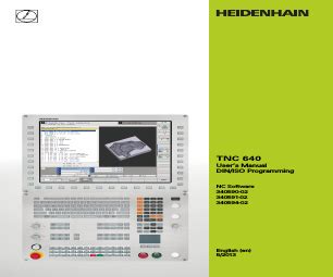 HEIDENHAIN TNC 640 34059x 02 ISO Programming Manuals