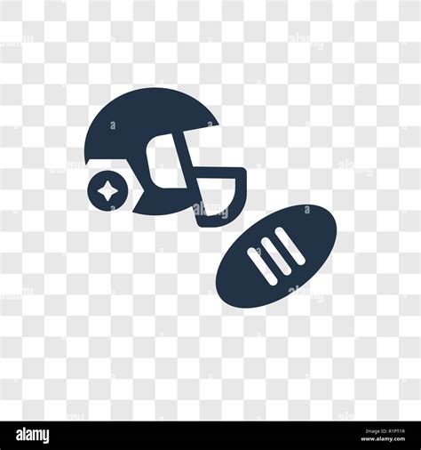 Football Vector Icon Isolated On Transparent Background Football
