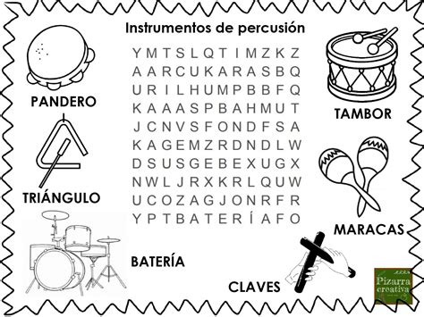 Sopa De Letras Instrumentos De Cuerda Worksheet Artofit