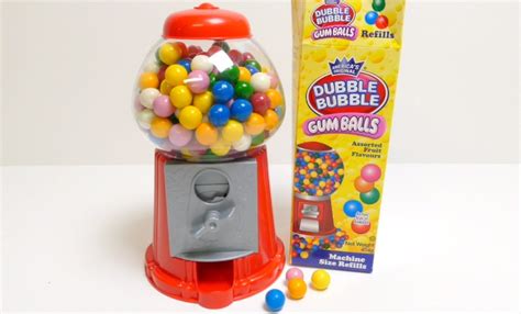 Gumball Machine Dubble Bubble Gum Candy Machine Gum Balls Machine ガムボール ...