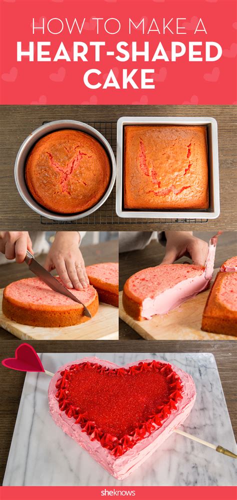 How To Make A Heart Shaped Cake — No Special Pan Required Sheknows