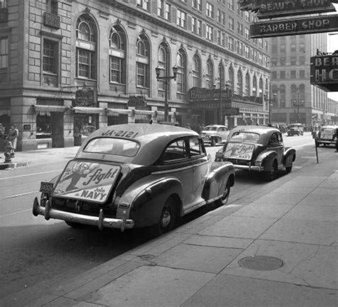 1942 West Side Of Fourth Street Heading South Towards Broadway On The