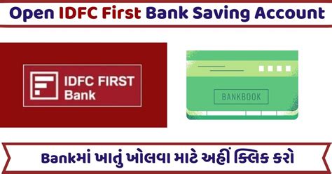 Open Idfc First Bank Saving Account