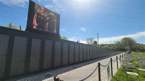 Fall River Unveils Vietnam Veterans Memorial Wall