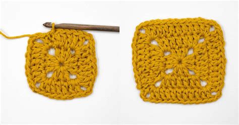 How To Crochet A Solid Granny Square Beginner No Seams