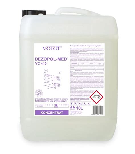 VC 410 DEZOPOL MED 10L Koncentrat Do Dezynfekcji Wszelkich Powierzchni