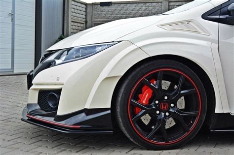 Maxton Design Front Splitter V1 Honda Civic Mk9 Type R Fk2 Royal