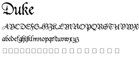 Duke Free Font Download Font Supply
