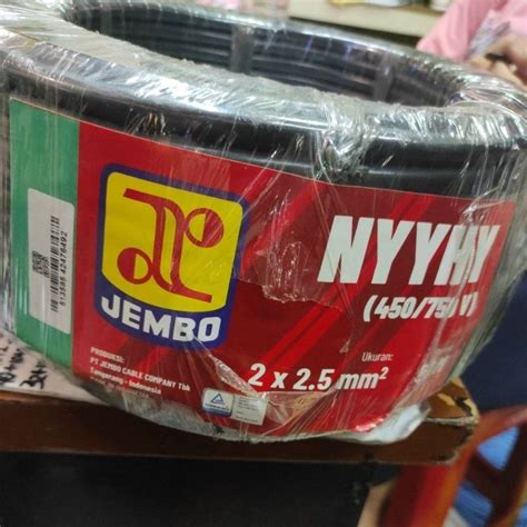 Jual KABEL SERABUT NYYHY 2X2 5MM 2X2 5 MM JEMBO 2x2 5MM 1 ROLL 50M 50 M