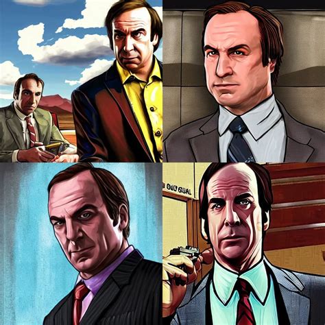 Saul Goodman As Gta Character Stable Diffusion Openart