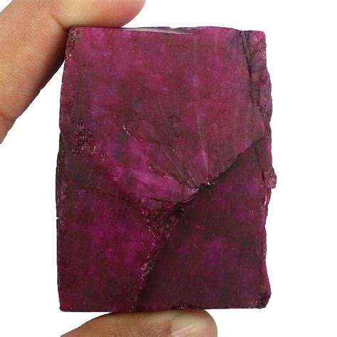 Ct Natural Utah Red Beryl Bixbite Rough Red Emerald Loose Gemstone