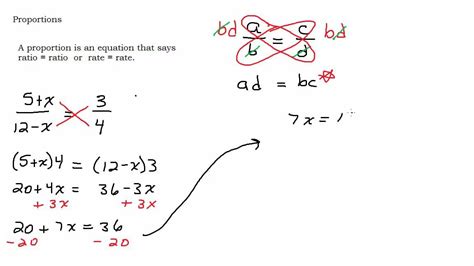 Solving Proportions Using Cross Product Property And Distributive