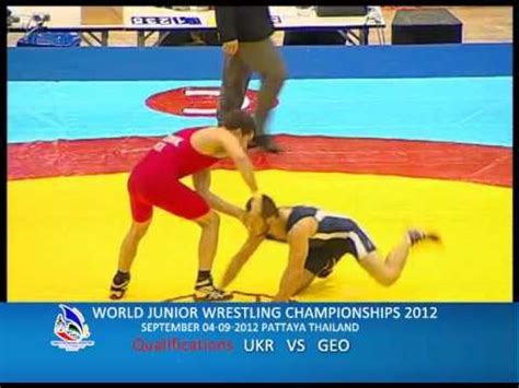 World Junior Wrestling Championships Ukr Vs Geo Youtube