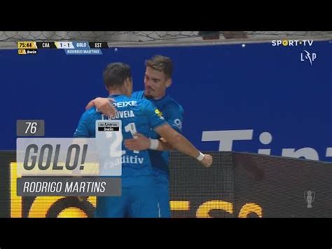 Goal Golo Rodrigo Martins Desp Chaves 1 1 Estoril Praia Liga 22