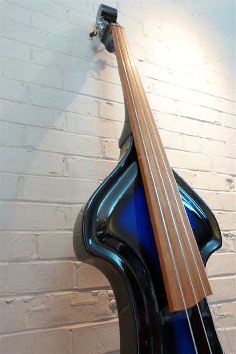 Kk Baby Bass Model Kb Vintage Blue Burst Fingerboard Electric Upright