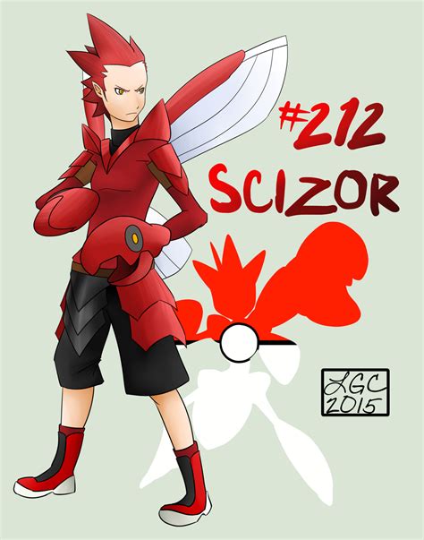 Gijinka Pokemon 212 Scizor By Doublerainebow On Deviantart