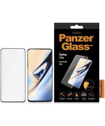 PanzerGlass OnePlus 7 T Pro Case Friendly Screenprotector Zwart