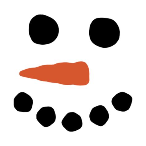 Snowman Face Snowman T Shirt Teepublic