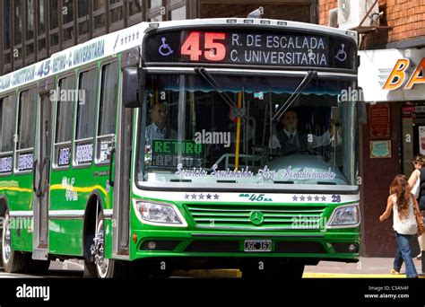 Public transportation bus in Buenos Aires, Argentina Stock Photo - Alamy