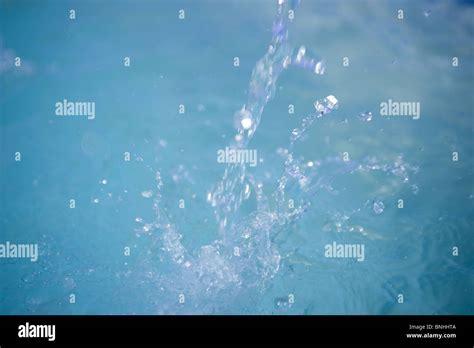 Water Splashing Background Stock Photo Alamy