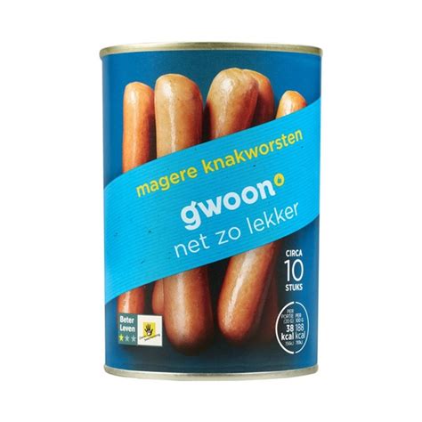 Spar Gwoon Knakworst Mager Je Vindt Het Bij Spar