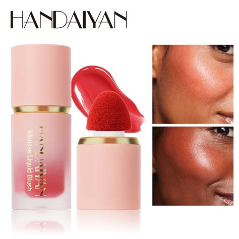 Natural Nude Makeup Liquid Blush Retouch Long Lasting Color Matte Blush Shopee Malaysia