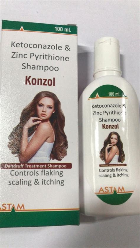 Konzol Allopathic Ketoconazole And Zinc Pyrithione Shampoo Packaging Size 100 Ml Packaging Type