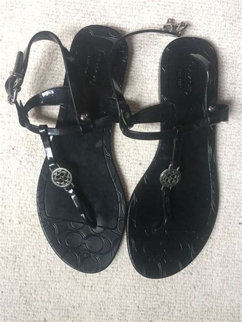 Coach Jelly Sandals Womens Fashion Footwear Sandals On Carousell