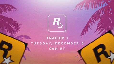 Gta 6 First Official Trailer Releases Tuesday