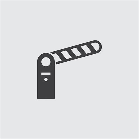 Premium Vector Barrier Icon